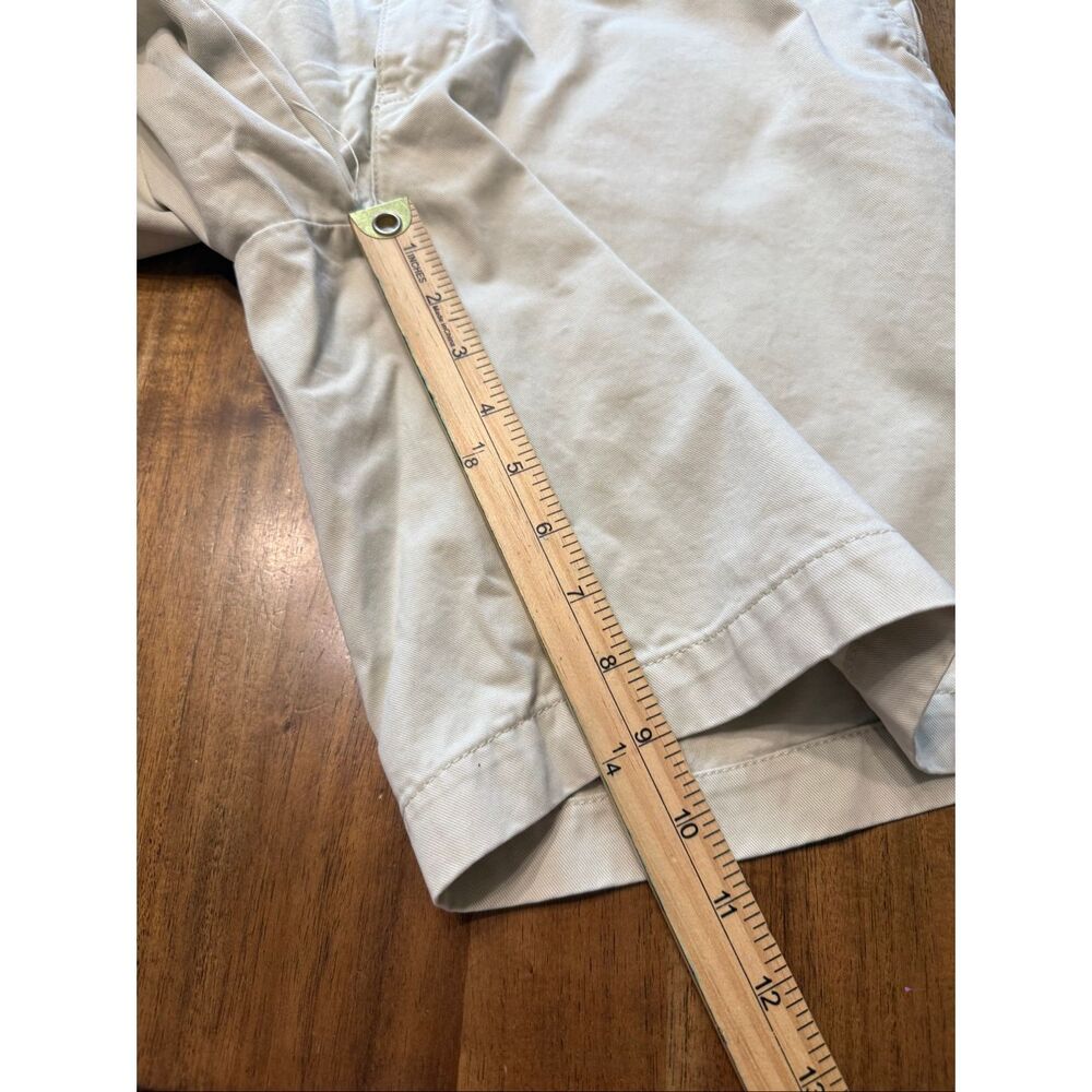 Polo Ralph Lauren 100% Cotton Twill Khaki Chino Shorts Men's Size 31 - Picture 7 of 8